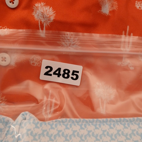 Under Armour Polo Mens 2XL XXL Blue AOP Golf Cognizant Classic Palm Beaches Flex - Picture 11 of 11